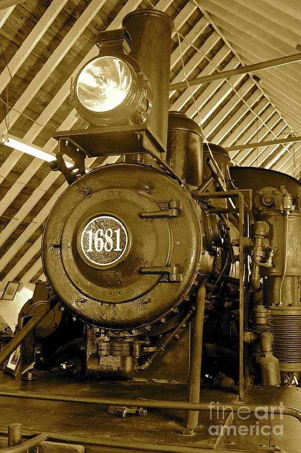 Climax Engine Photograph - Climax Engine #1681 #1 by Carol Fielding