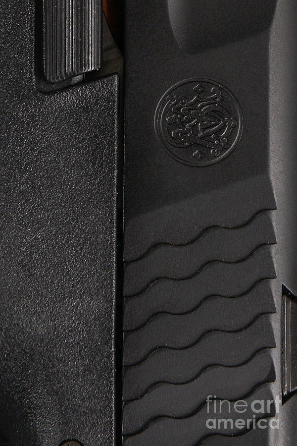 Shell Photograph - Closeup of Smith and Wesson Shield #1 by Jt PhotoDesign