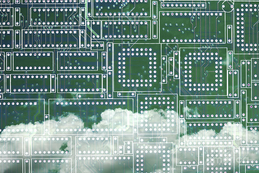 Cloud Computing #1 Photograph by Diane Macdonald