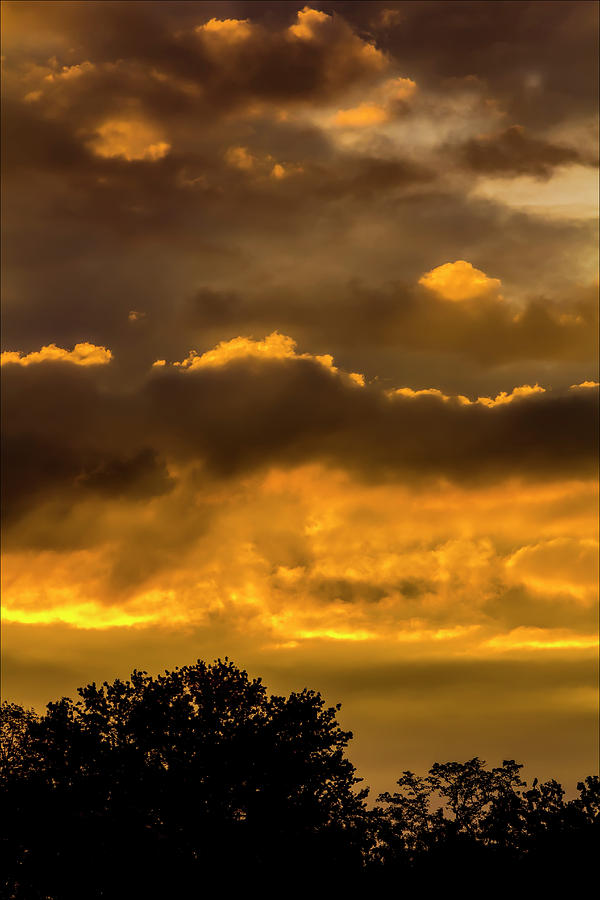 Clouds at Sunset #1 Photograph by Robert Ullmann