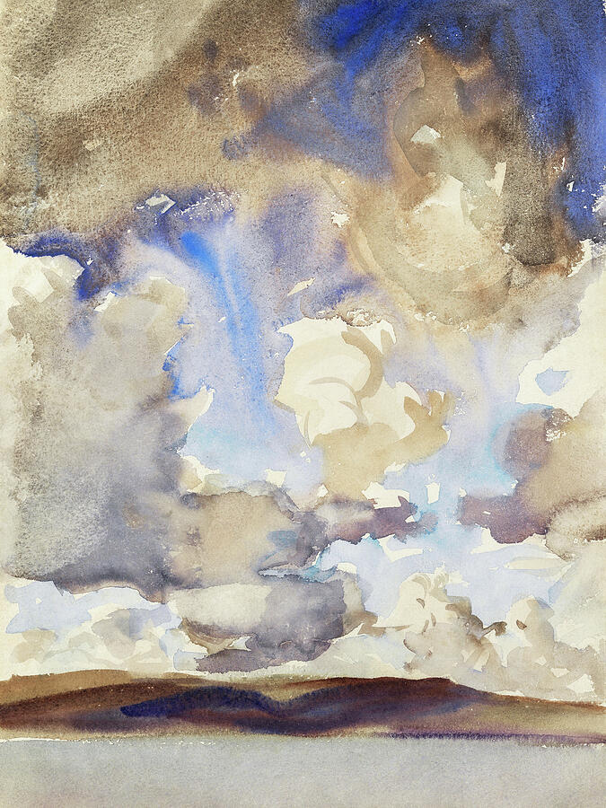Clouds #2 Painting by John Singer Sargent