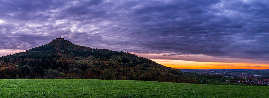 Clouds over the Hohenzollern Castle #1 Photograph by Dmytro Korol