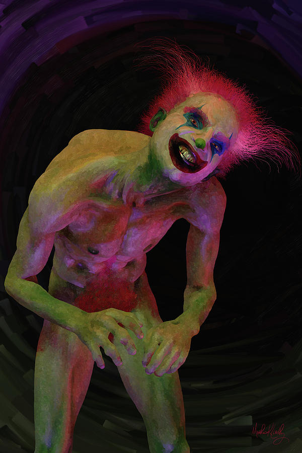 Clown #1 Digital Art by Matthew Lindley