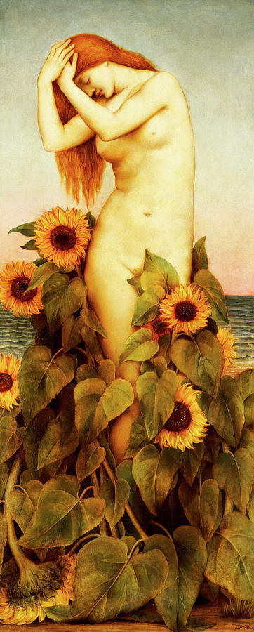 Clytie #2 Painting by Evelyn De Morgan