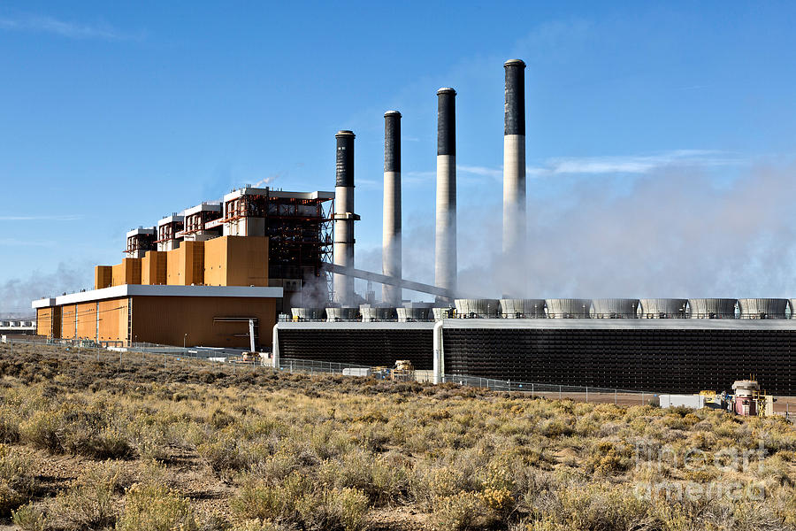 Coal Fired Power Plant Photograph by Inga Spence - Fine Art America