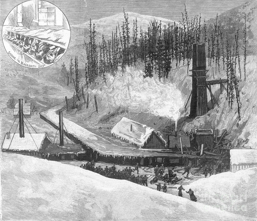 Coal Mine Explosion, 1884 #1 Photograph by Granger