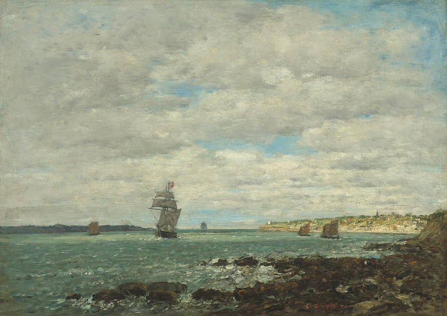 Coast Of Brittany Painting