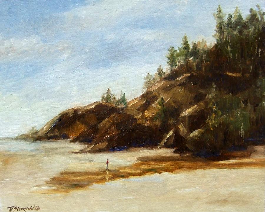 Coastal Solitude #1 Painting by Ruth Stromswold
