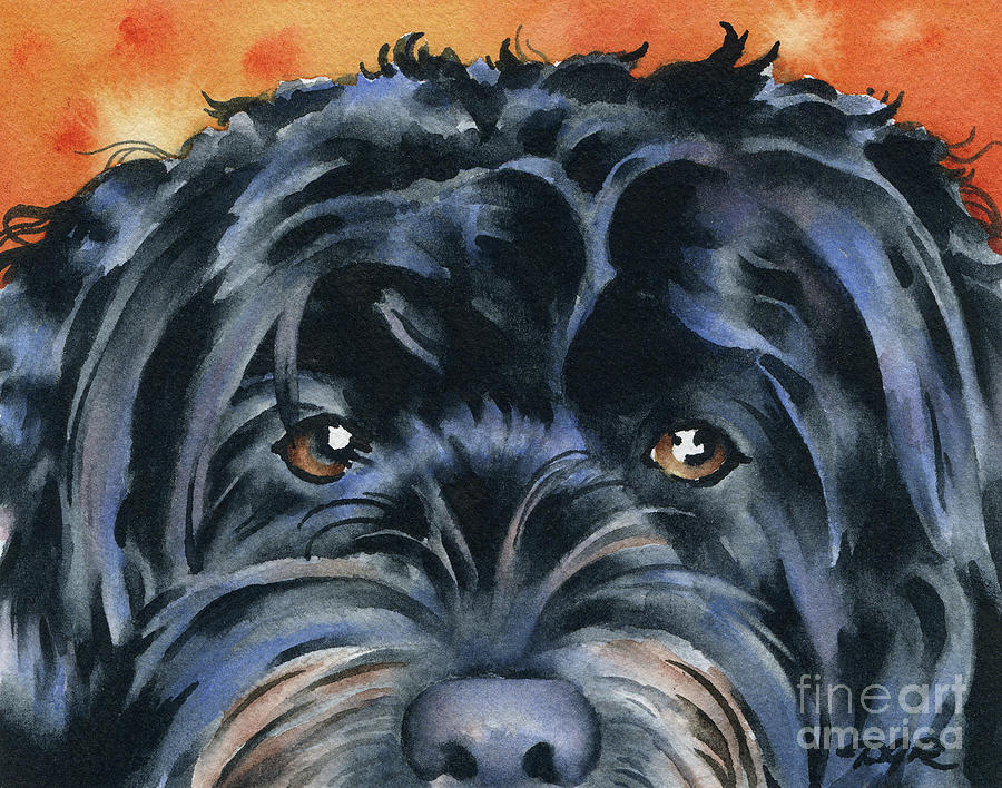 Dog Painting - Cockapoo #1 by David Rogers