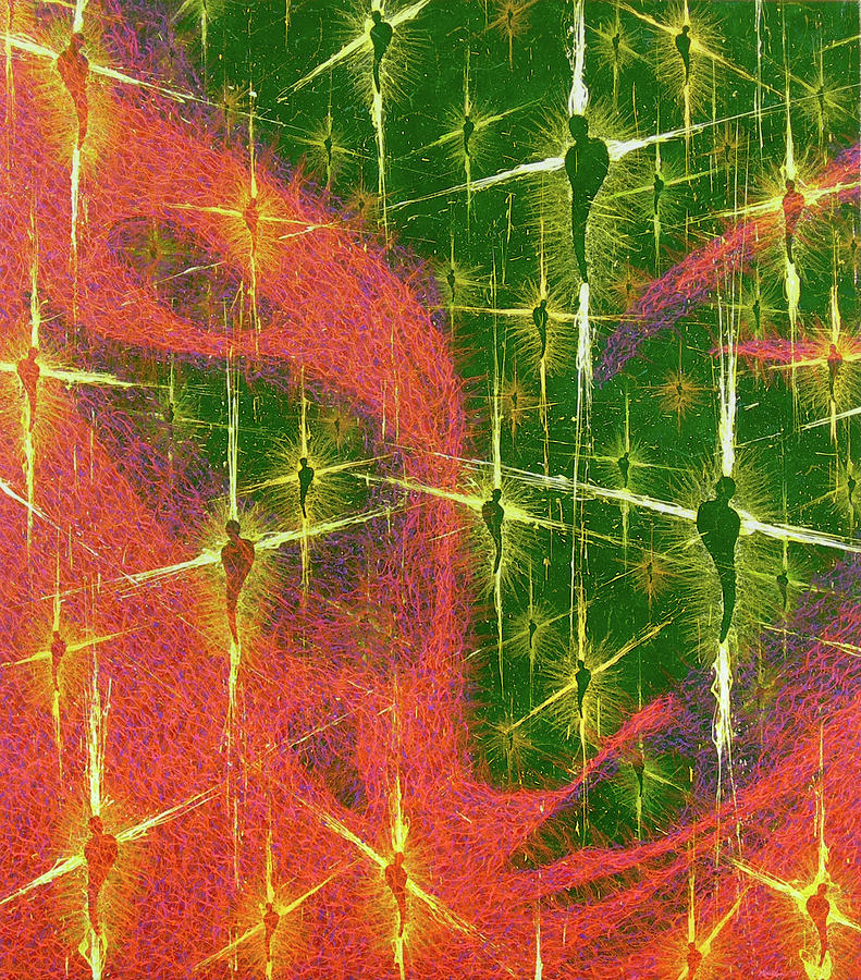 Cognition Nebula Painting by Stephen Mauldin