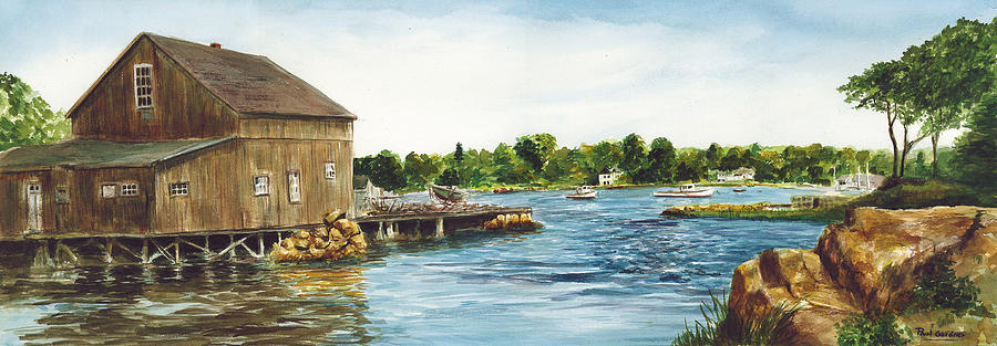 Cohasset Harbor #1 Painting by Paul Gardner