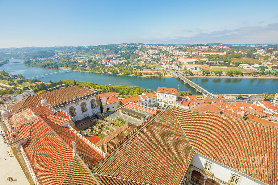 Coimbra aerial view #1 Photograph by Benny Marty