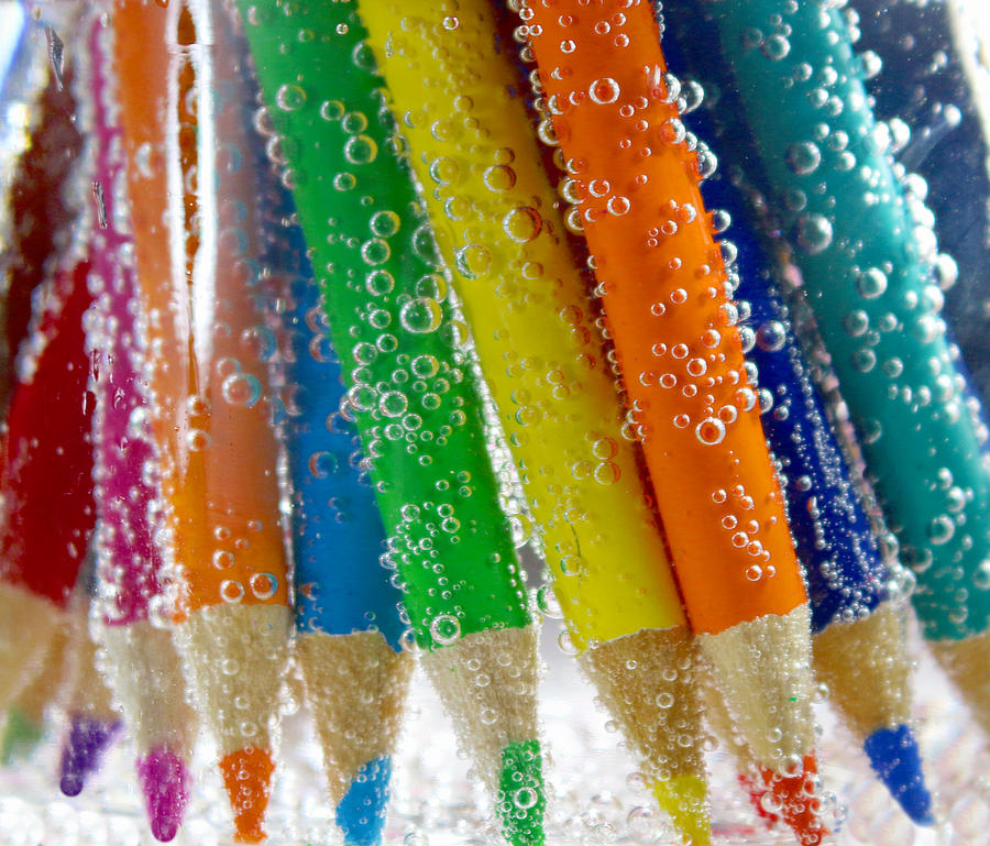 Colored Pencils Photograph - Color Pop #1 by Kami McKeon