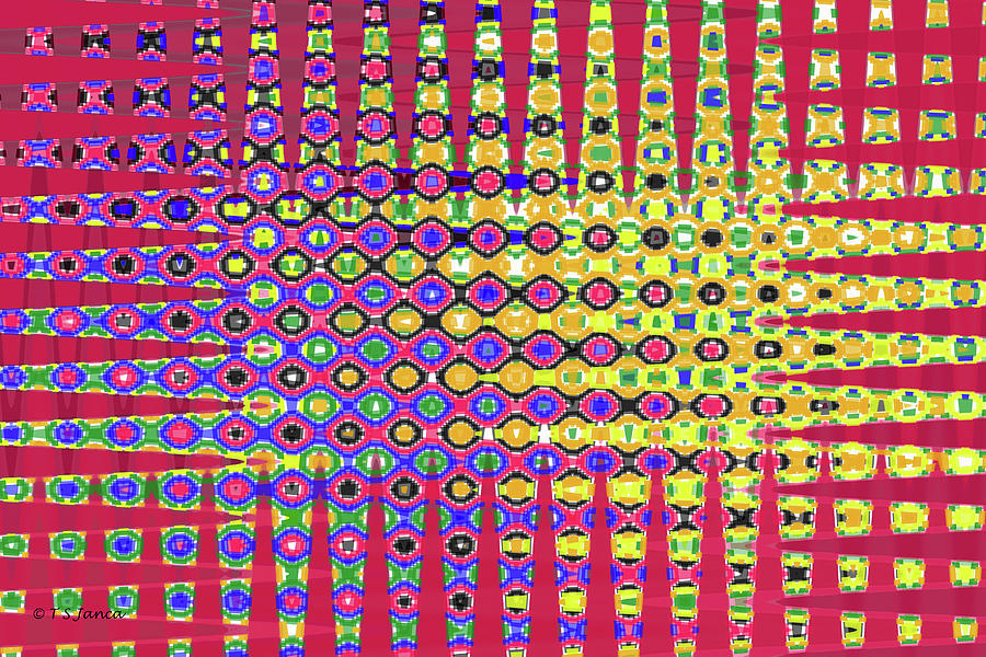 Color Squares Abstract #1 Digital Art by Tom Janca