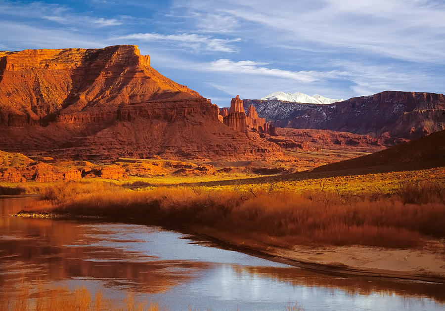 Colorado River at Fisher Towers #1 Photograph by Douglas Pulsipher