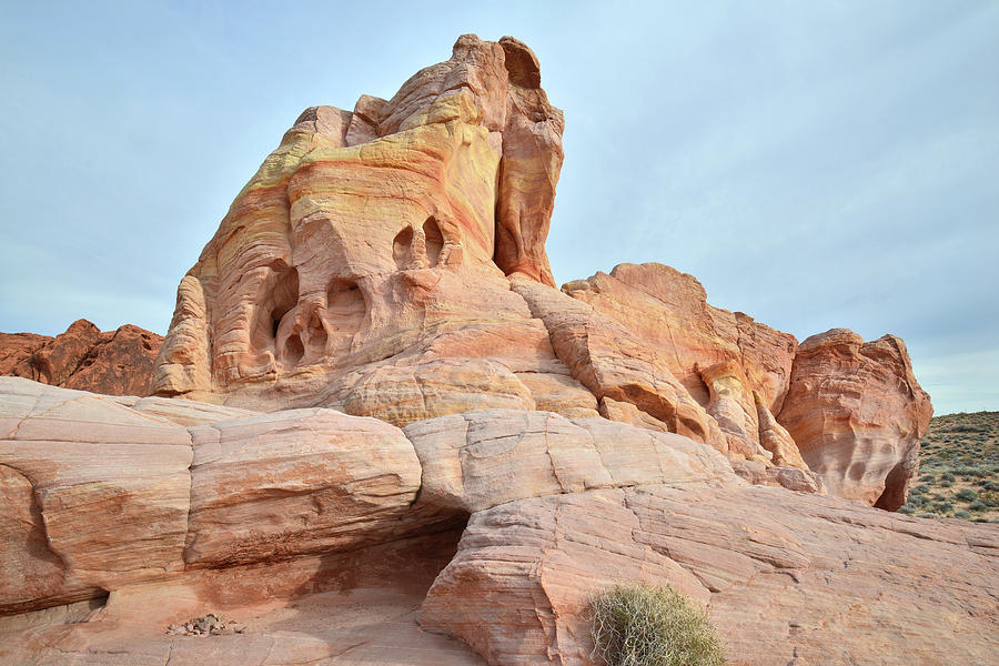 Colored Castle in Valley of Fire #1 Photograph by Ray Mathis