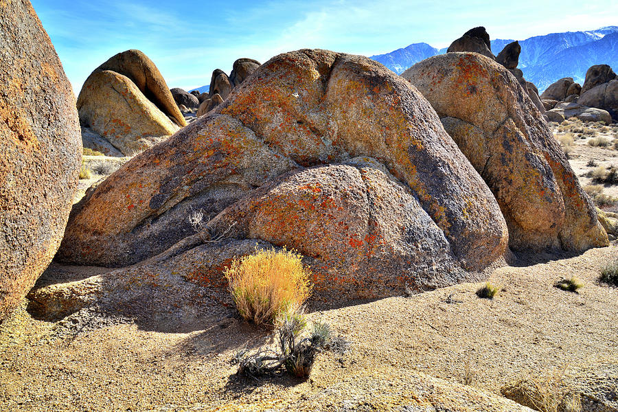 Colorful Boulders in the Alabama Hills #1 Photograph by Ray Mathis