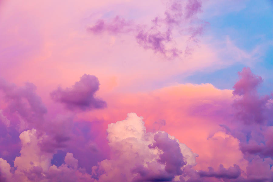 colorful cloud drawing