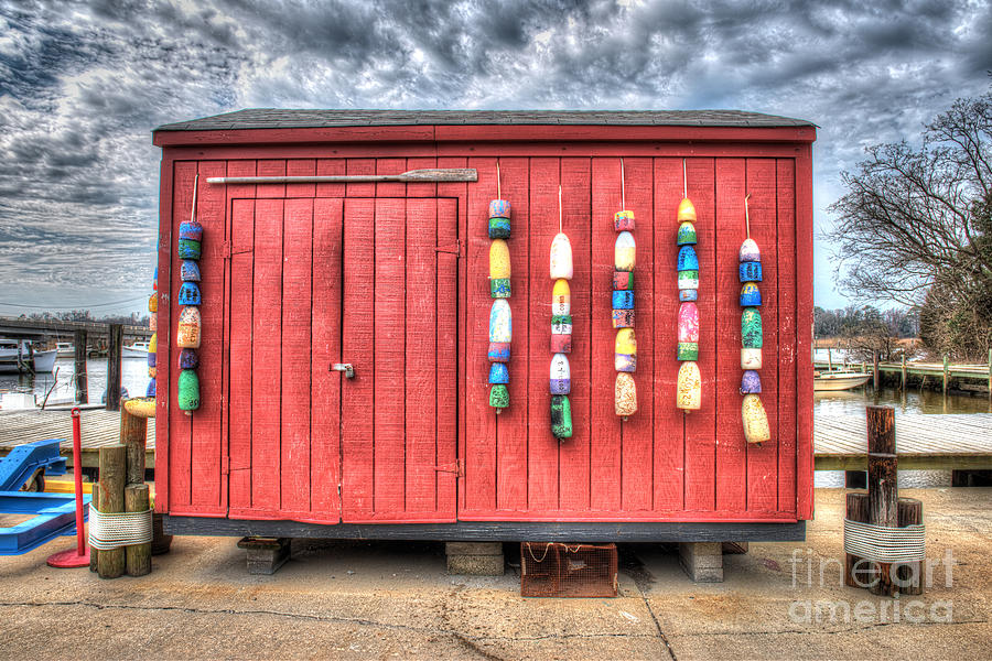 Colorful Crab Pot Floats #2 Photograph by Greg Hager - Pixels