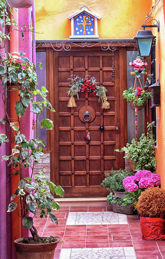 Colorful Doorway #1 Photograph by Dave Mills