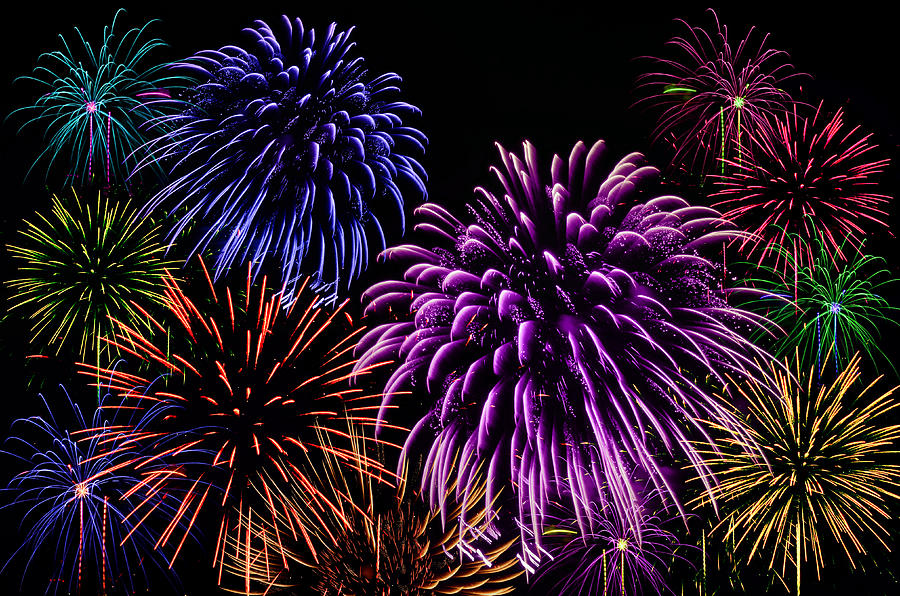 colorful fireworks pictures