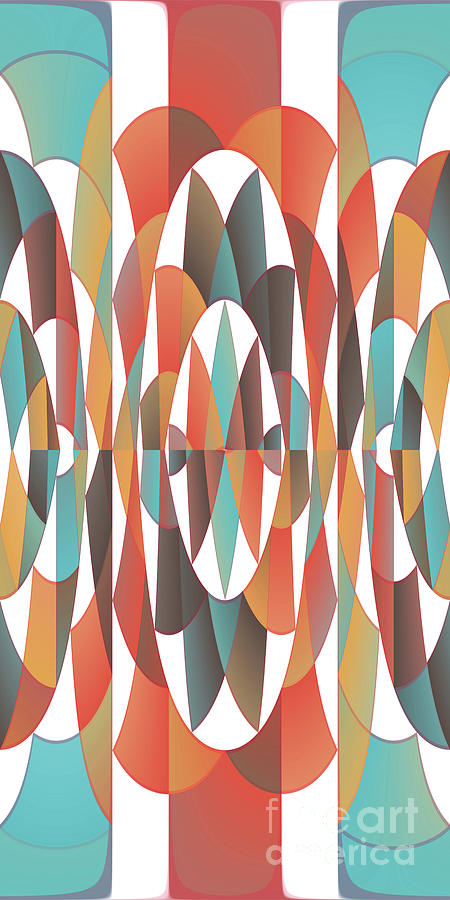 Colorful geometric abstract #1 Digital Art by Gaspar Avila