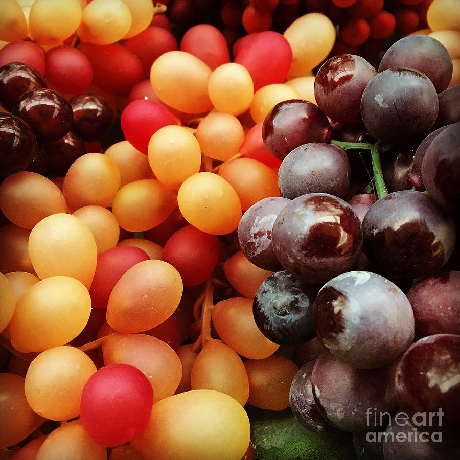 Colorful grapes Photograph by Monica MINGOTE - Fine Art America