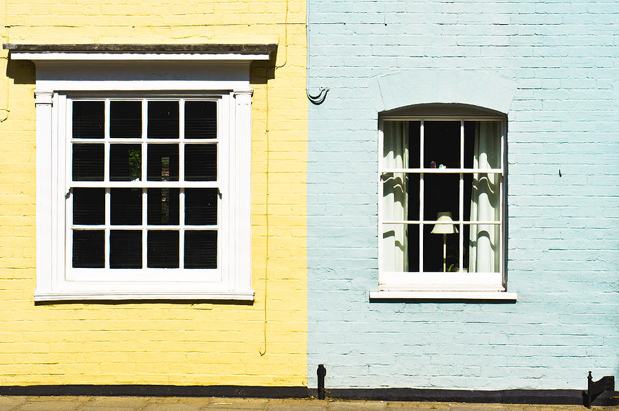 Architecture Photograph - Colorful houses #1 by Tom Gowanlock