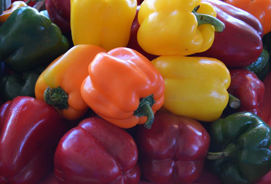 Colorful Peppers #1 Photograph by Warren Thompson