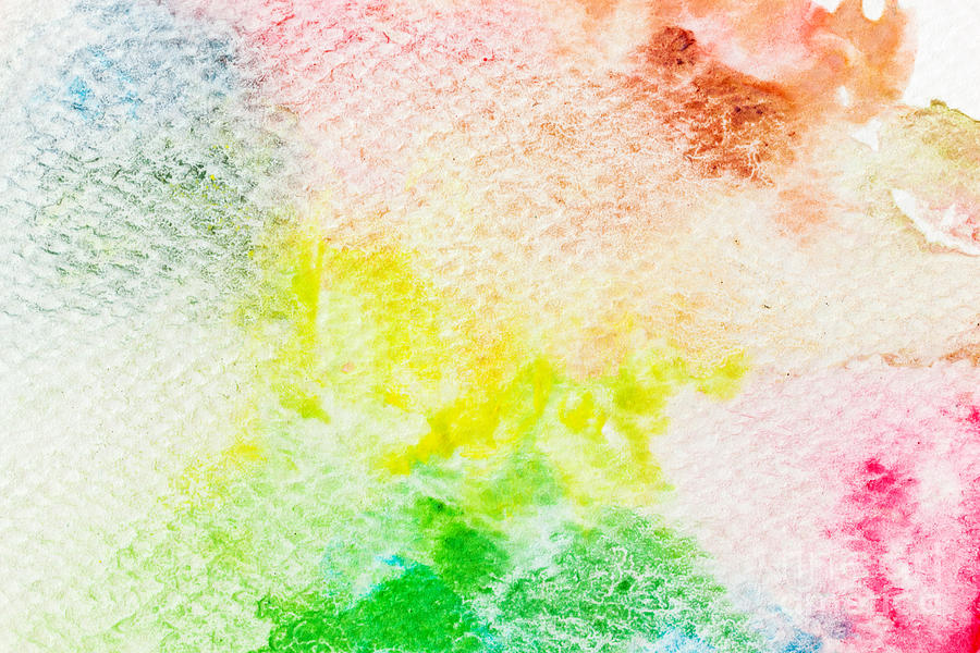 Colorful watercolor paint on canvas. Super high resolution and quality background #1 Photograph by Michal Bednarek