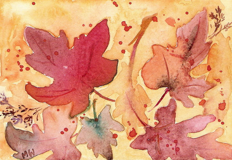 Colors Of Fall #1 Painting by Marsha Woods
