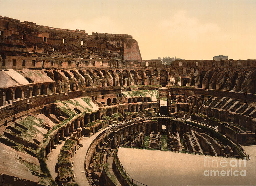 Colosseum, 1890s #1 Photograph by Science Source