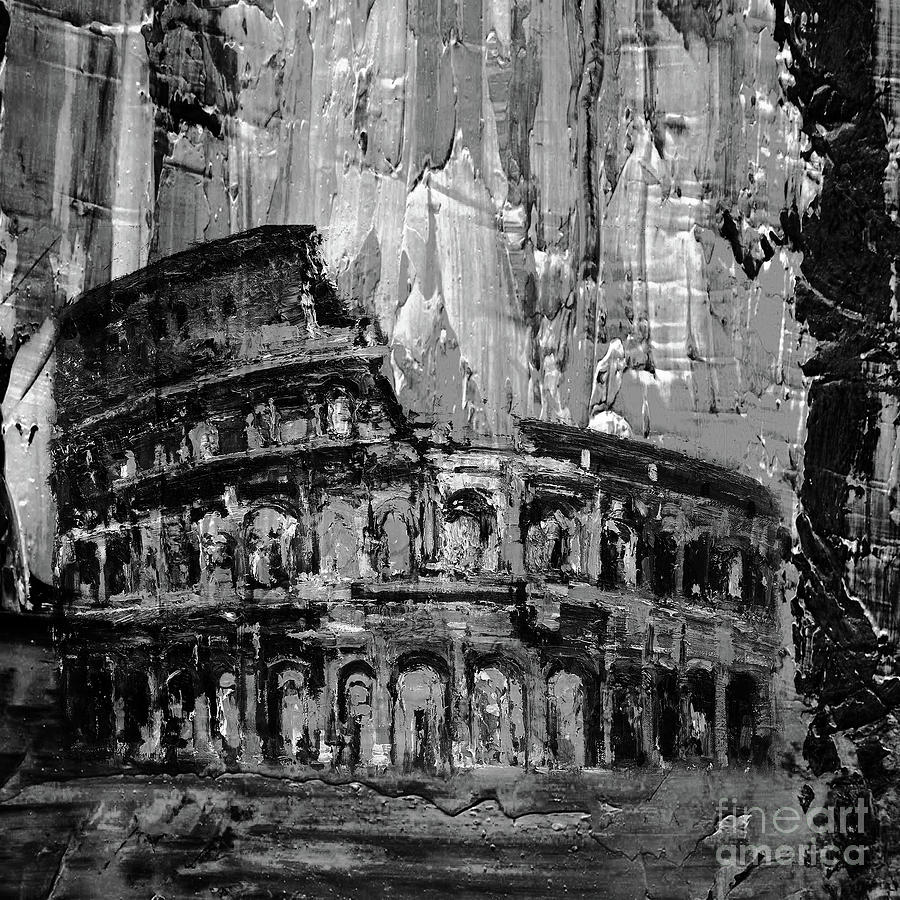 Colosseum Rome Italy  #2 Painting by Gull G