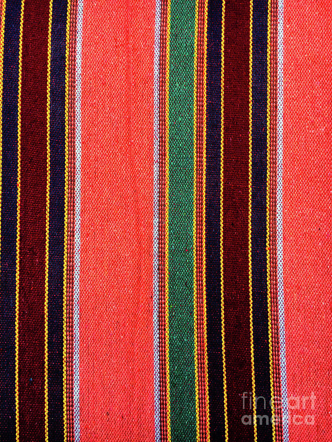 Colourful textile background  #1 Photograph by Tom Gowanlock