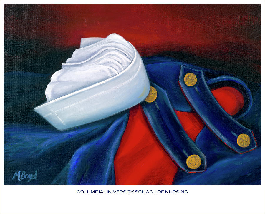 Columbia University School of Nursing #1 Painting by Marlyn Boyd
