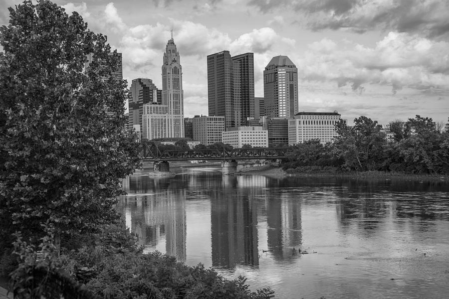 Columbus Ohio Black and White #1 Photograph by John McGraw