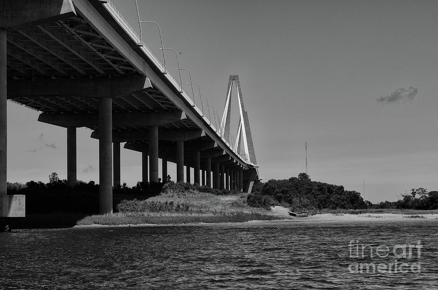 Bridge Columns By The Sea Photograph