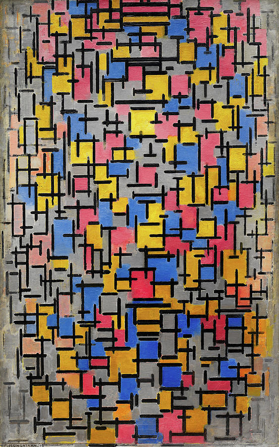 Abstract Painting - Composition #1 by Piet Mondrian