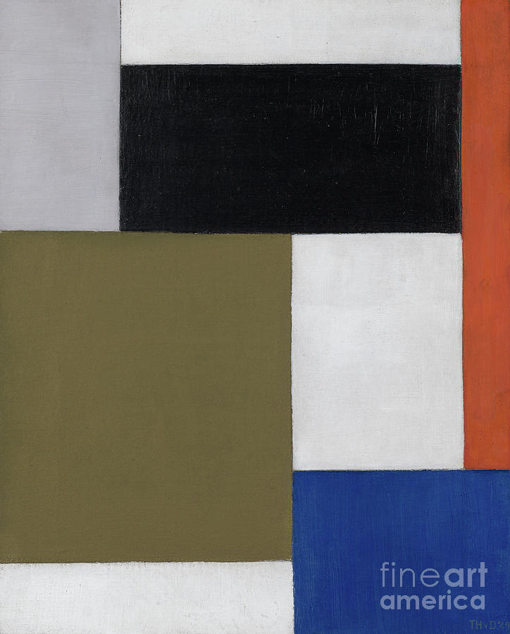 Theo Van Doesburg Painting - Composition by Theo van Doesburg