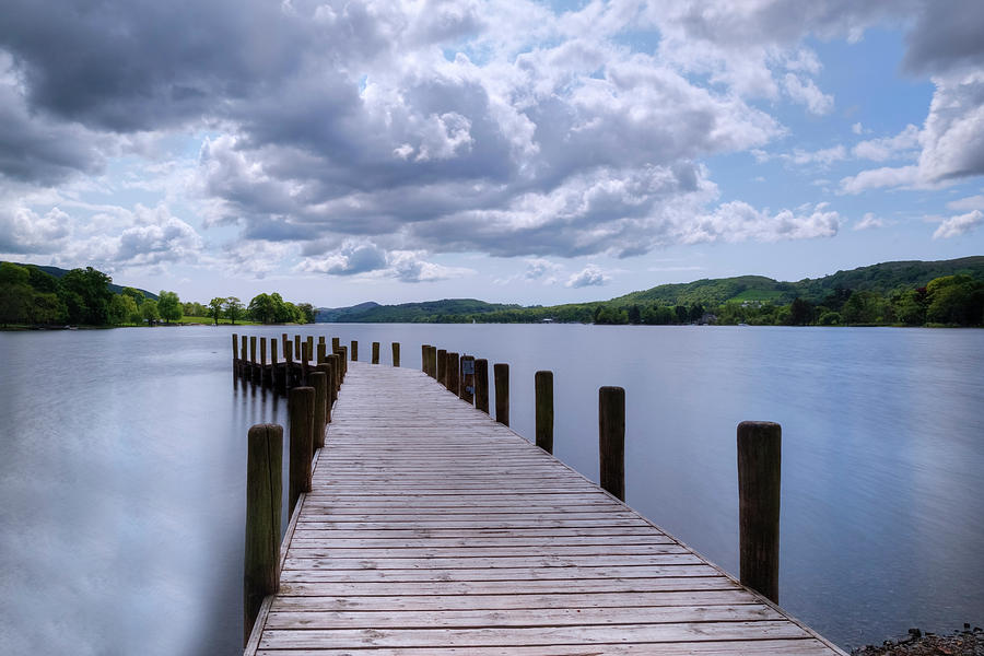 Mountain Photograph - Coniston Water - Lake District #1 by Joana Kruse
