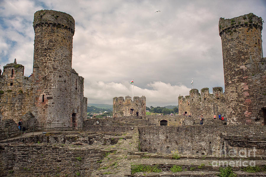 Conwy castle in Wales Photograph by Patricia Hofmeester