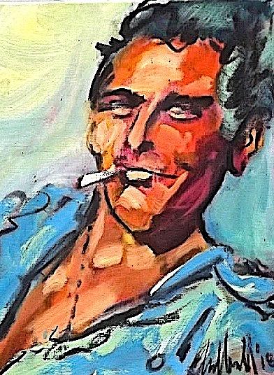 Cool Luke Painting by Les Leffingwell
