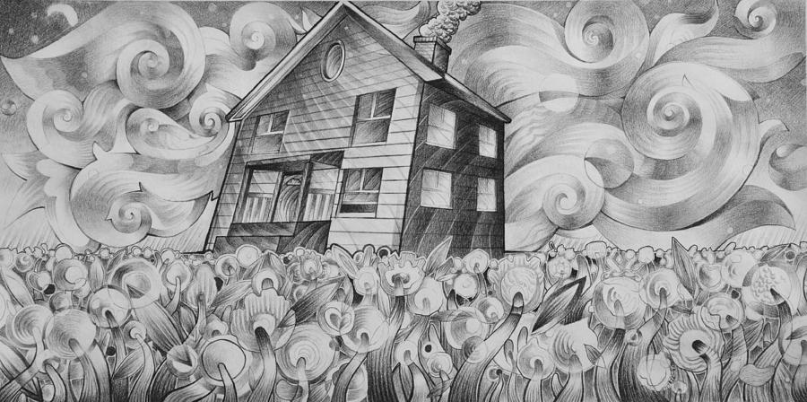 Cool Spring Night #1 Drawing by Myron  Belfast