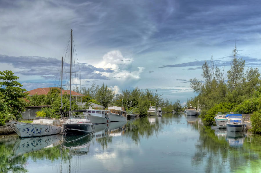 Boat Photograph - Coral Harbour #1 by Jeremy Lavender Photography
