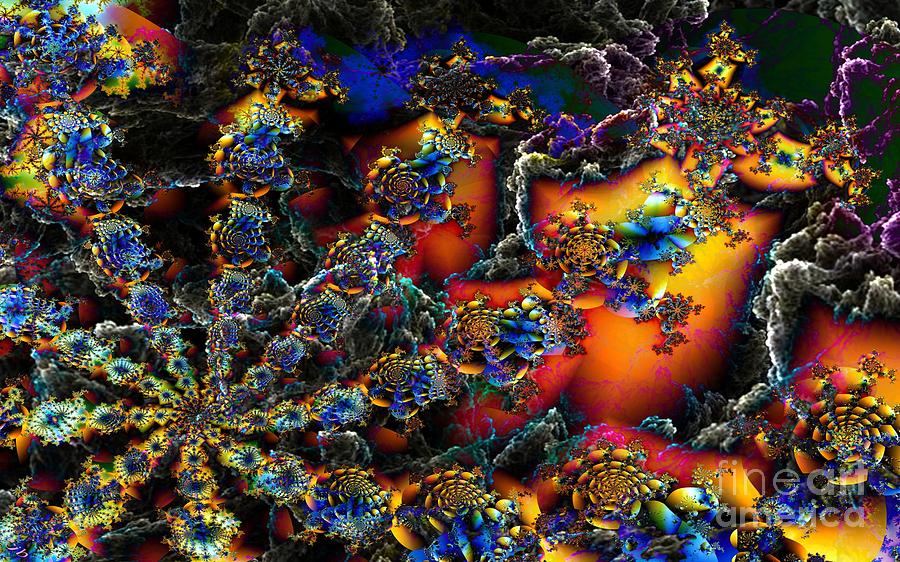 Coral Reef Digital Art by Ron Bissett