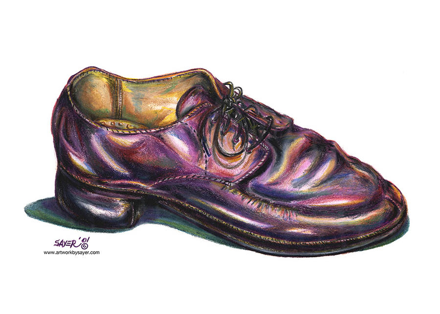 Cordovan Shoe #1 Drawing by James Sayer - Fine Art America