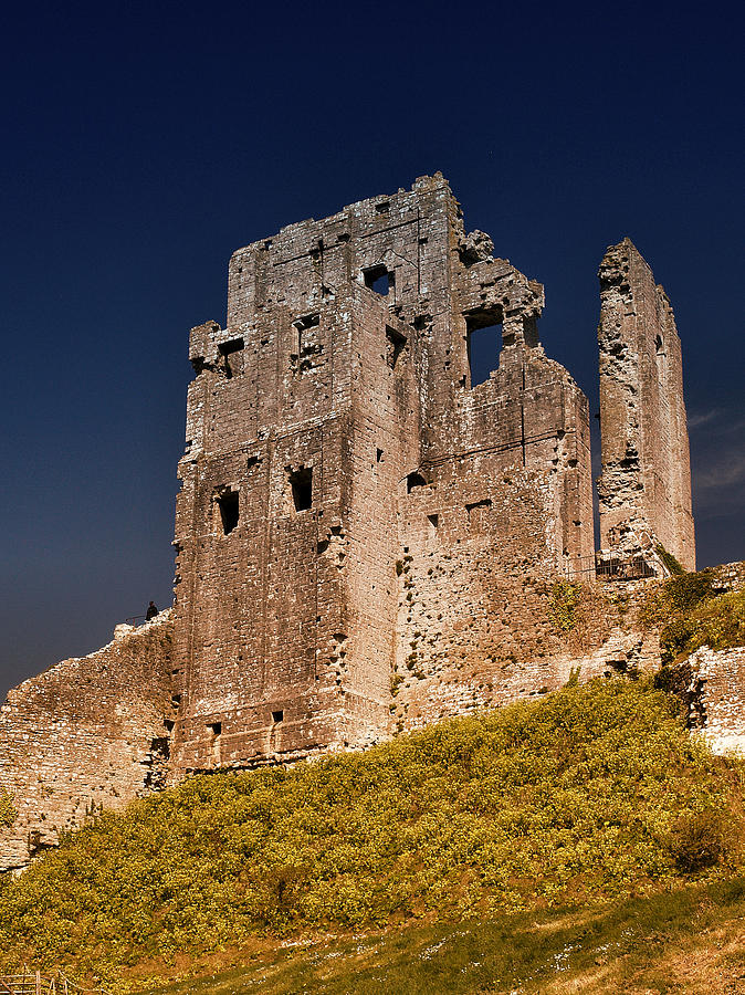 Corfe Castle Photograph by Richard Denyer