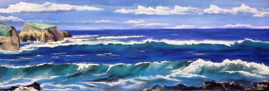 Cornwall coast #1 Painting by Dick Stolp