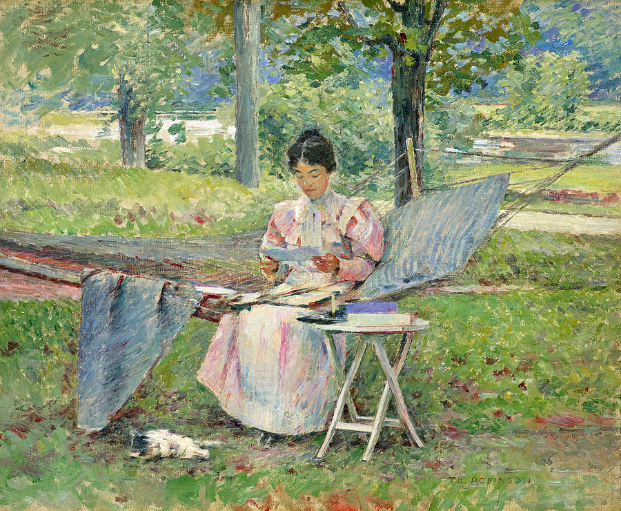 Correspondence #2 Painting by Theodore Robinson