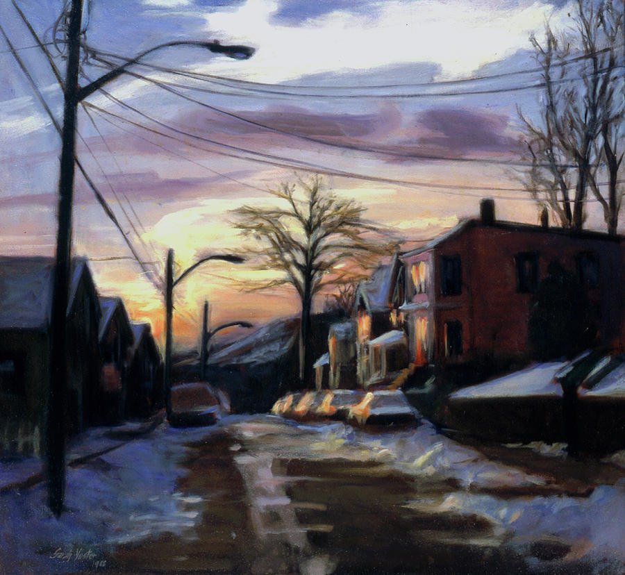 Corson Avenue - February Painting